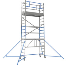 Rullställning med plattform och stabilisatorer