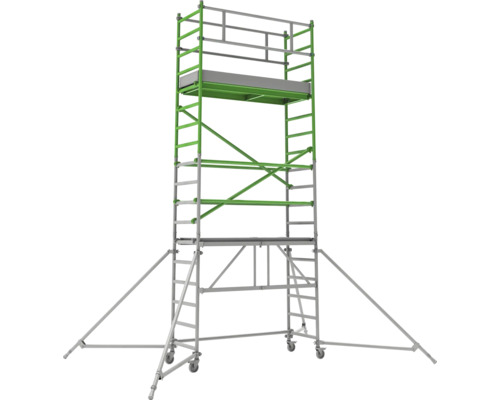 Rullställning av stål med hjul och stödben