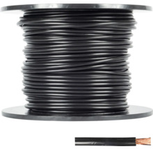 Spole med svart eltråd