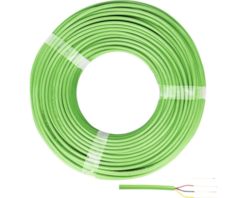 EIB-buskabel HSB J-Y(ST)Y 2x2x0,8mm 50m grön Grön flexibel styrkabel som ring