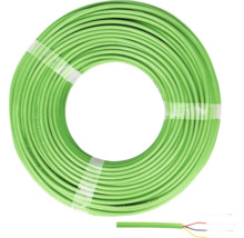 Grön elinstallationskabel på rulle