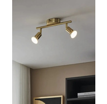 Taklampa med två spotlights