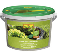 FloraSelf gräsmatte- och trädgårdskalk, 10 kg hink