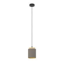 Pendellampa med cylindrisk lampskärm