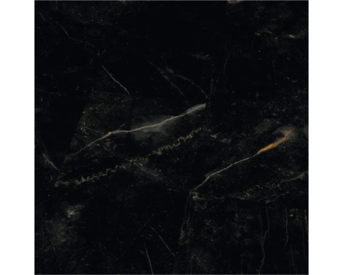 Provbit: Laminatgolv svart högglans Kakel med marmorutseende