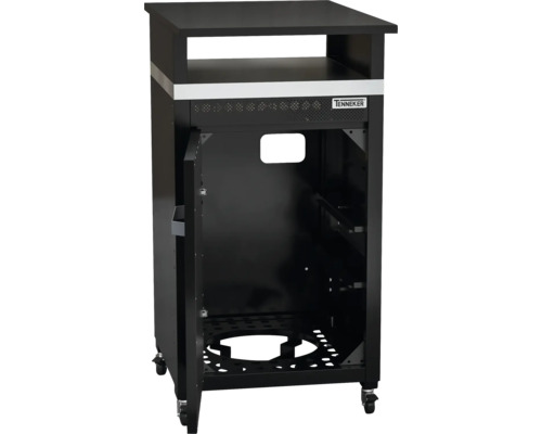 Tennaker verktygsskåp med en dörr och hjul