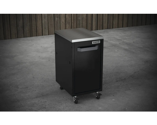 Rullcontainer med rostfri stålplatta för verkstad och garage