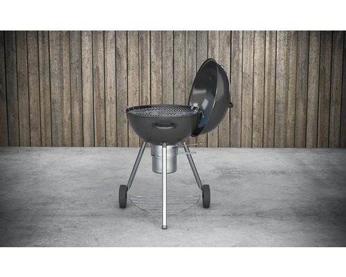 Klotgrill med öppet lock