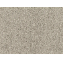 Närbild av en beige matta med en öglad struktur