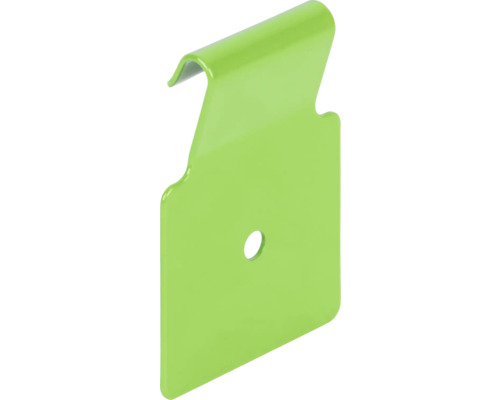 Metallkrok med hål för fastsättning