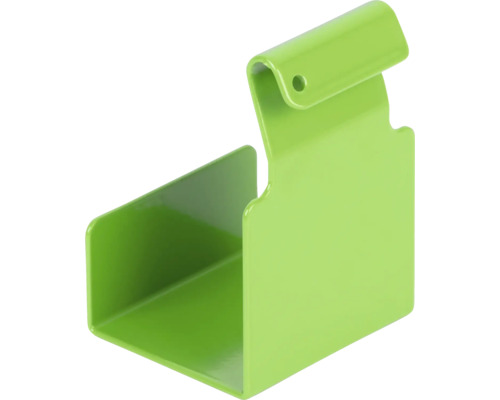 Grön kabelhållare i metall