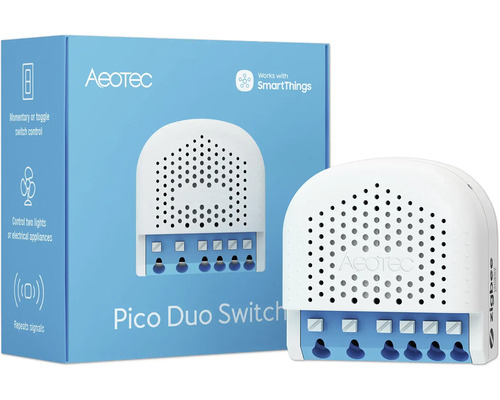 Inbyggnadsrelä AEOTEC Pico Duo Switch Zigbee