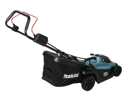 Makita gräsklippare med gräsuppsamlare