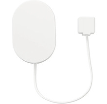 Vit LED-ljussensor med runt hölje och kontakt