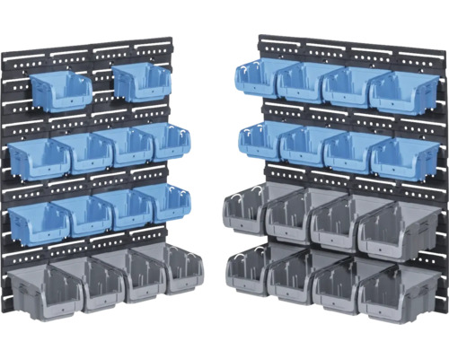 Systemhållare ALLIT 540x900x150mm svart/grå/blå