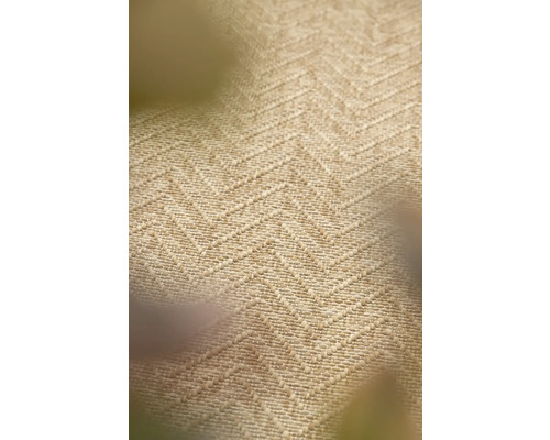 Närbild av ett tyg med sicksackmönster