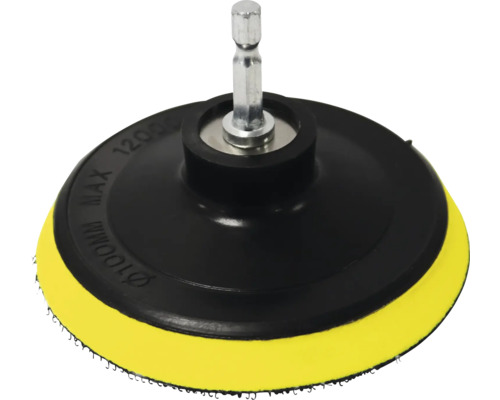 Polerrondell med fäste för polermaskin