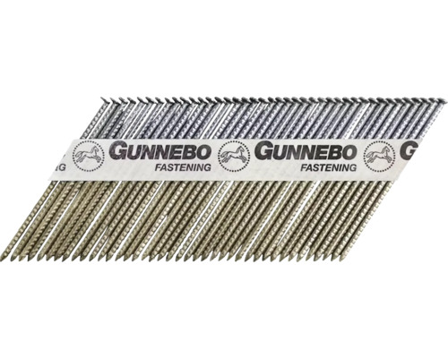 Maskinspik GUNNEBO 2,8x75mm varmförzinkad 1500-pack Magasinsband med trådspik av märket Gunnebo Fastening