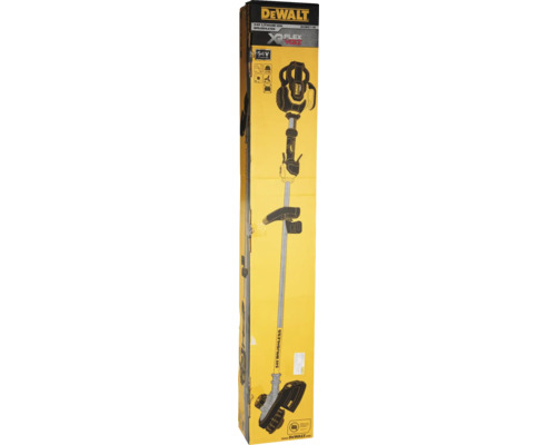 Förpackning för en DeWalt batteridriven grästrimmer