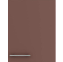 Brun köksfront med handtag