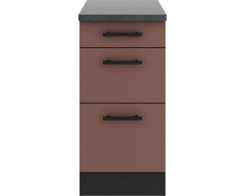 Tvättställsskåp med tre lådor