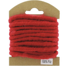 Rulle med röd filtsnöre för hantverk