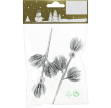 Dekorativ kvist med glitterapplikationer i förpackning