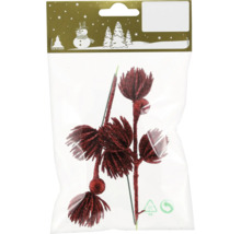 Dekorativa grenar i förpackning för säsongsdekorationer