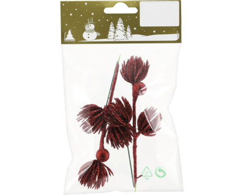 Dekorativa grenar i förpackning för säsongsdekorationer