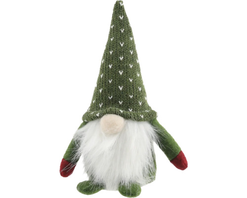 Tomte gnom 8x16cm grön