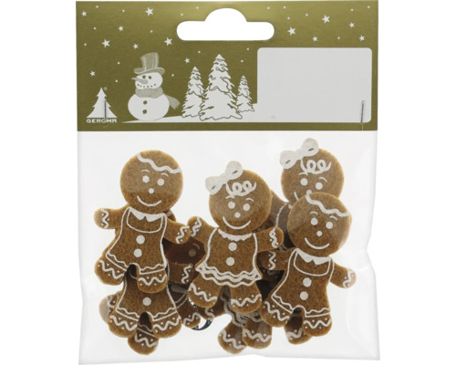 Juldekoration pepparkakor filt 3x5cm