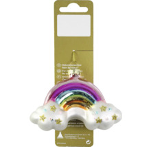 Julgransprydnad i regnbågsform med moln