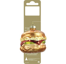 Hamburgare som julgransdekoration