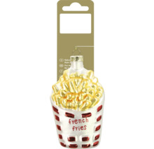 Dekorativ pommes frites hänge för julgran