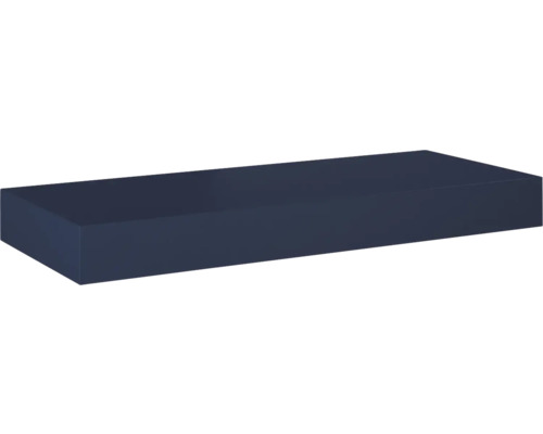 Bänkskiva JUNGBORN navy blå matt marmorkomposit tvättställs-skiva 121x12x46 cm Rektangulär gatsten