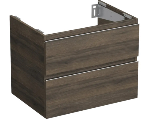Tvättställsskåp med två lådor i trädesign