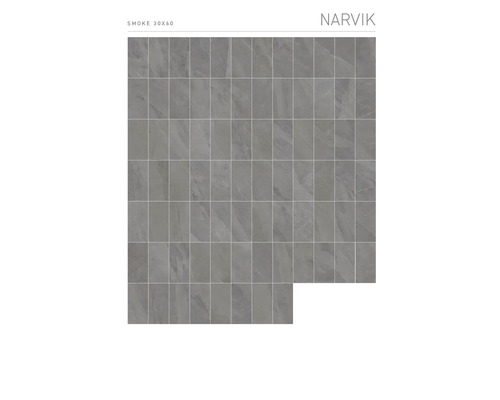 Installation av Narvik Smoke-plattor i formatet 30x60
