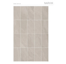 Kakelmönster Narvik Sand 40x120