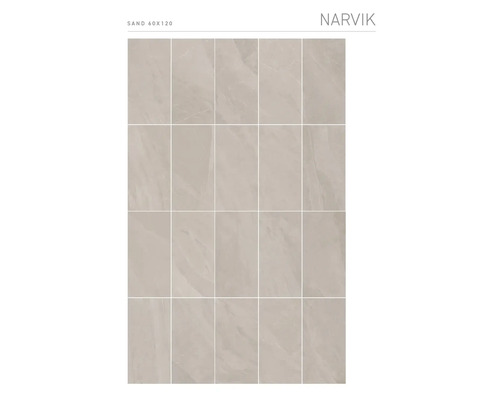 Kakelmönster Narvik Sand 40x120