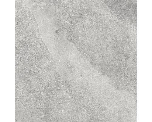 Utomhusklinker FLAIRSTONE Granitkeramik City wave grå 60x60x2 cm Grå golvplatta med stenutseende
