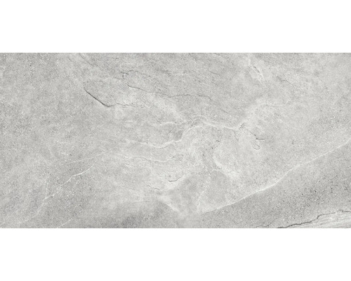 Grå klinkerplatta med matt yta