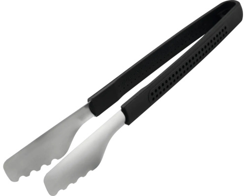 Grilltång i rostfritt stål med plasthandtag