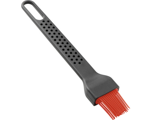 Grillborste med silikonborst och plasthandtag
