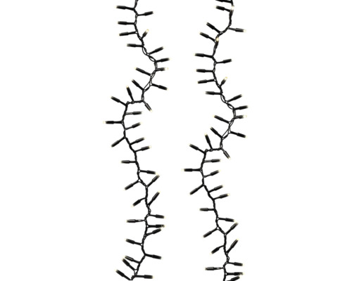 Två ljusslingor för inomhusbruk