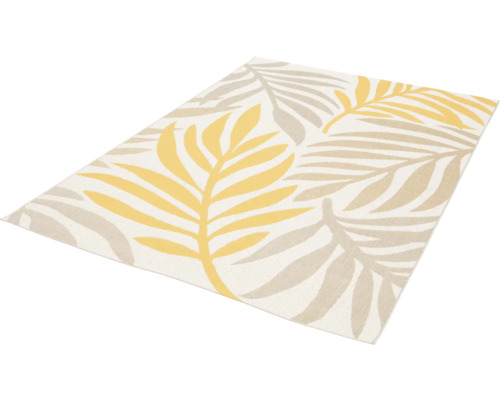 Matta med bladmönster