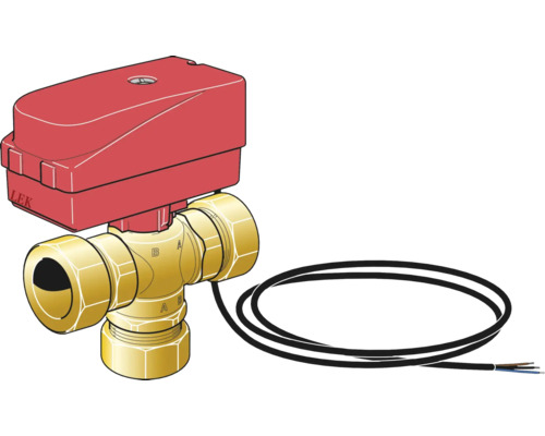 Varmvattenstyrning NIBE 89152 VST 11 för Fighter 28mm 6246563 Motorventil för värmesystem