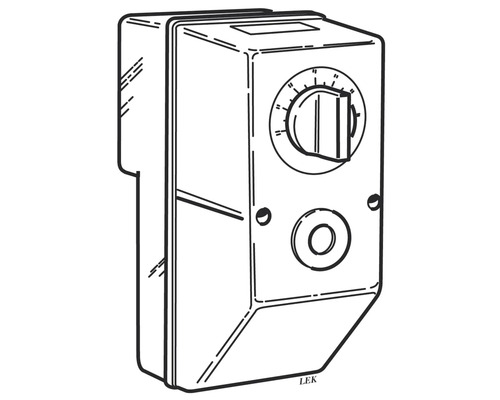 Kopplingsbox NIBE K11 svart för R-50 elpatroner max. effekt på 10.500 W 6952238