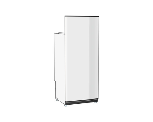 Inbyggnadsskåp NIBE CAB S12 Cabinett till SAM S42 615x600x1500 mm 6259000 Fristående kylskåp