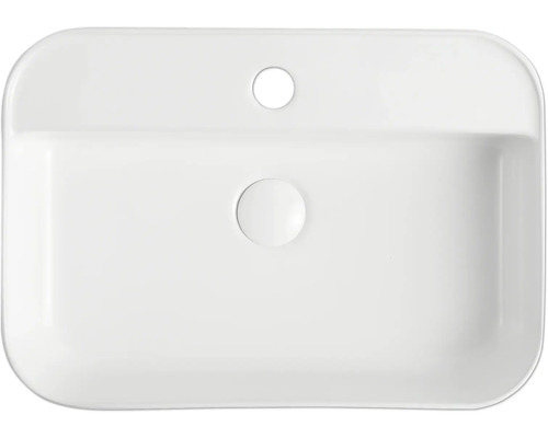 Tvättställ i keramik med rektangulär form