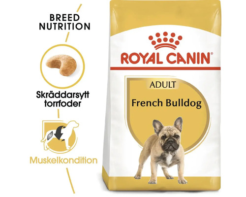 Royal Canin Adult French Bulldog hundtorrfoder förpackning